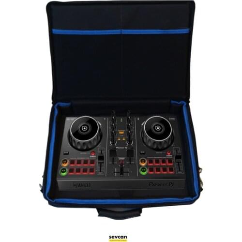 Softcase Bag for Controller, Setup, DJ Equipments Carry Case Polyester Fabric With Water-Repellent Coating Blue