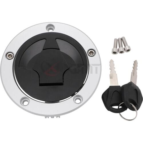 Motorcycle Fuel Gas Tank Cap Cover Lock Key Set For Kawasaki ZX-6R ZX636 2009-2015 ZX-10R 2006-2015 Ninja 650 EX650 2006-2015