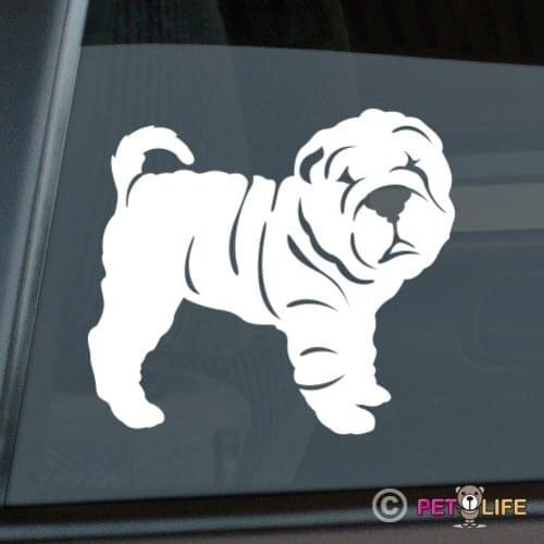 Sharpei Sticker Die Cut Vinyl Car decal sticker