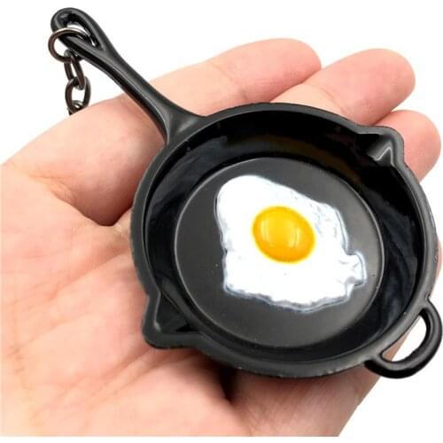 New Arrival Game Keychain Pubg Egg Pans keychain High Quality Alloy Key Holders For Souvenirs 10pcs/lot