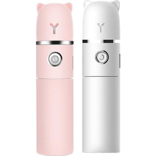 Mini Portable Nano Humidifier USB Recharge Face Humidifier Spray Hydrating Apparatus With Mini Fan