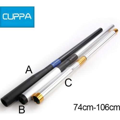 High Quality Cuppa 74cm-106cm Metal Snooker Cue Extension Three Colors Scalable Billiard Accessories China