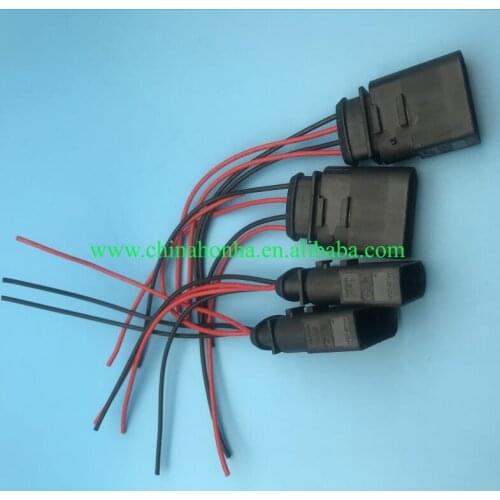 4 way male 1J0 973 824 Automotive connector plug with pigtail Repair Kit Case