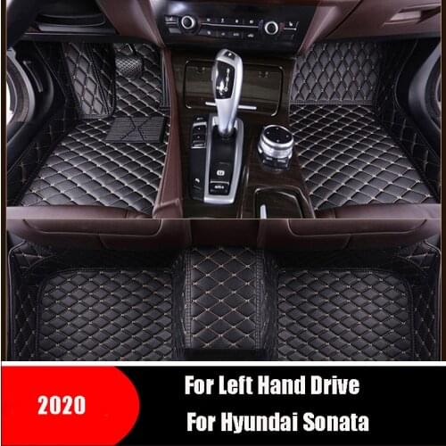 For Hyundai Sonata 2020 Car Floor Mats Auto Carpets Custom Protect Accessories Dash Rugs Waterproof Auto Parts Styling
