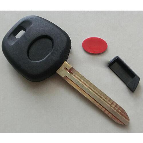 Blank Transponder Key Shell Case For Toyota Corolla Reiz ( Can Install 4D67 Chip ) Fob Key Cover 10PCS/lot