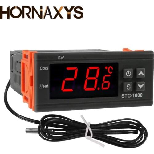 STC-1000 STC 1000 LED Digital Thermostat Temperature Controller Thermoregulator Relay Heating Cooling for Incubator AC 110-220V