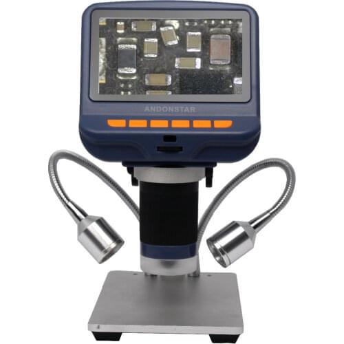 1080P Digital Magnifier USB Microscope 220X Video Industrail Camera Recorder 4.3" LCD Display For Phone PCB Repair Soldering