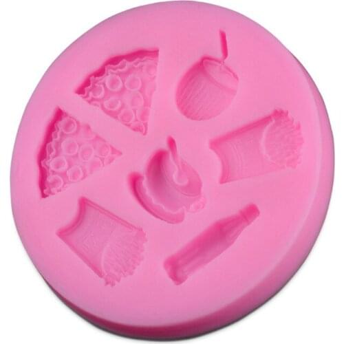 Hot New Arrival Retail Wholesale Silicone Cake Mold Drink And Food Fondant Decorating Tools Silicone Bakeware D112