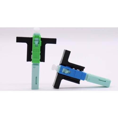Best price SC APC/UPC Fast Connector Single-Mode Connector FTTH Tool Cold Connector Tool Fiber Optic Fast Connnector 53mm
