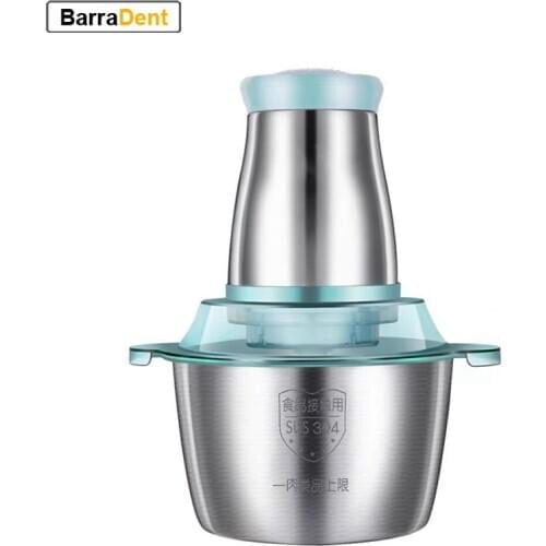 Meat Grinder Mincer Food Processor 300W Electric Blenders Stainless Steel 2L/3L Capacity Chopper Slicer