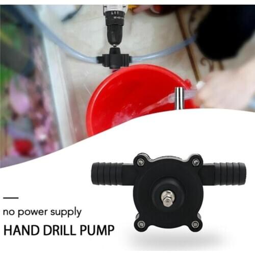 Oil Fluid Water Pump Portable Electric Drill Pump Self Priming Transfer Oil Fluid Water Pump 16mm Shank For Electric Drill