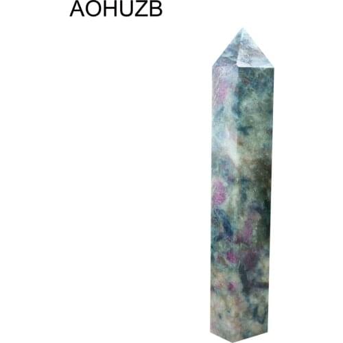 Natural Crystals Quartz High Quality Ruby Kyanite Point Tower Energy Reiki Healing Room Home Office Decoration Gemstone