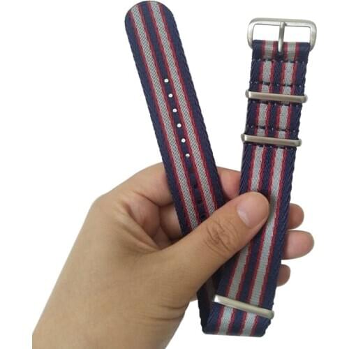 Seat Belt Weaved Nylon Premium Quality NATO Straps,Heavy Duty Military Style Replacement Seatbelt Nato Watch Band