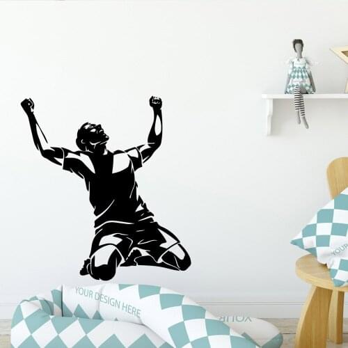 Drop Shipping football Pvc Wall Decals Home Decor Decor Living Room Bedroom Removable Decoration Accessories Murals