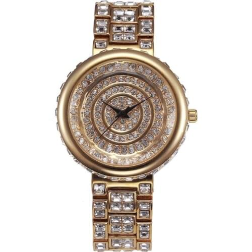 Luxury Brand Womens Watch with Diamonds Waterproof Stainless Steel Ladies Fashion Large Dial Clock Bracelet Bayan Kol Saati