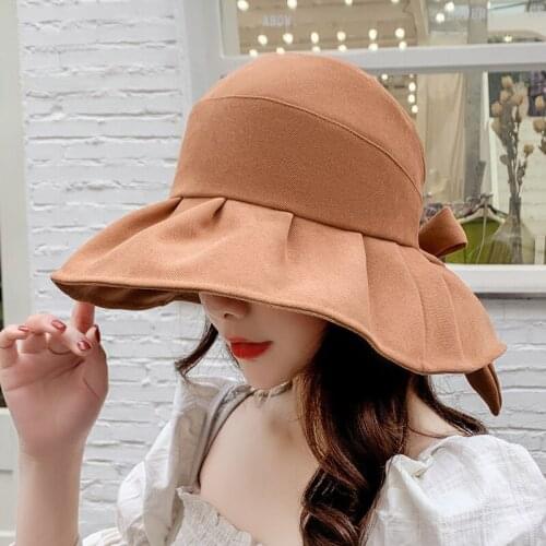 RYFIX Women Fashion Sun Hat Beach Anti-UV Sun Protection Foldable Straw Cap Sunshade Beach Hat 2021 New HZ06
