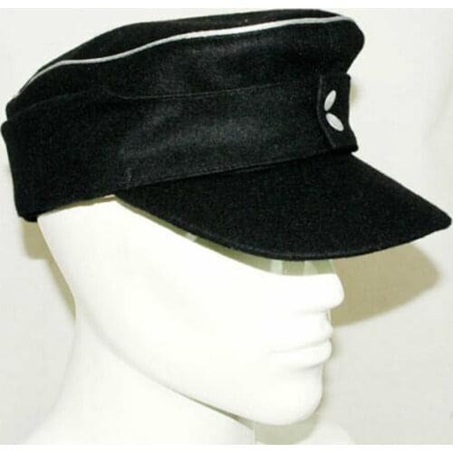 WWII German M43 Panzer Officers Wool Field Cap WH EM Hat In Sizes Reproduction Military WW2