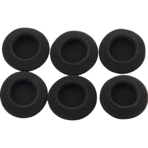 5Pairs 60mm/2.4" Replacement Foam Earpads Cushion For Logitech- H600 H330 H340/Aiwa HP-CN5/Labtec Axis 502 headset Black