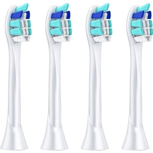 4 Pcs Replacement Toothbrush Heads for Toothbrush Philips Sonicare 2 series hx6232 Philips Diamond Clean Sonicare Flexcare