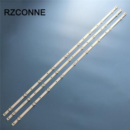 Led backlight strip 9 lamp for Philips 43'' TV LB43046 V0_02 V0_00 43PFS5803/12 43PFS5823/12 LC430DUY SH A1 TPT430H3