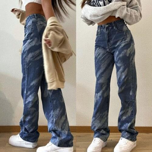 Women Button High Waist Jeans Loose Zipper Elasti Jean Trousers Slim Denim Pant High Quality Fashionable Design Pantalones Mujer