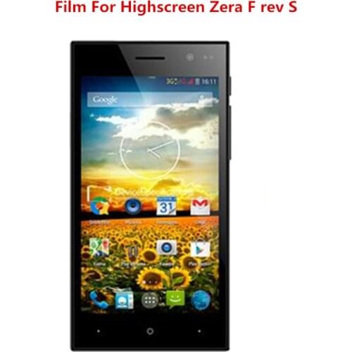 1/2/5/10 Pcs Ultra Thin Clear HD LCD Screen Protector Film With Cleaning Cloth Film For Highscreen Zera F rev S