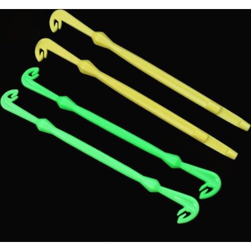 2pcs Easy Hook Loop Tyer & Disgorger Tool Tie Fast Nail Knot Tying Tool Fishing Tackle Boxes Fly Fishing Hook Line Tier Kit