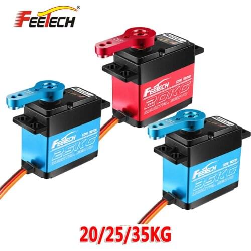 35KG FT5330M Metal Gear Big Torque Waterproof Digital Steering Gear for RC Car and Ship Robot 25KG FT5325M 20KG FT5320M