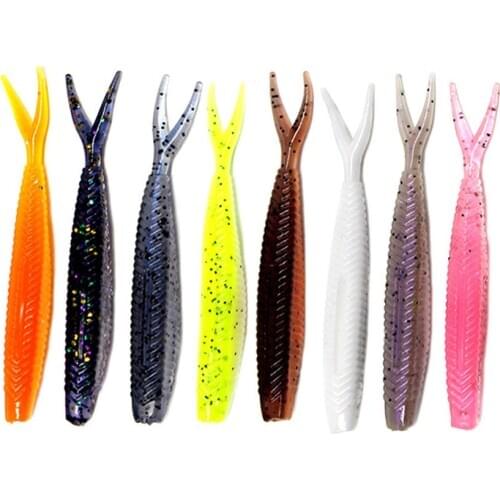8PCS/Lot 6cm 1.5g New Fishing Baits soft lure Artificial Bait Tackle for Pike Bass Japan Fishing Swim Lure