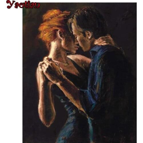 DIY Diamond Painting Romantic couple dance Diamond Embroidery Full Set Diamond Mosaic Rhinestone Pictures Diamond Art Kit