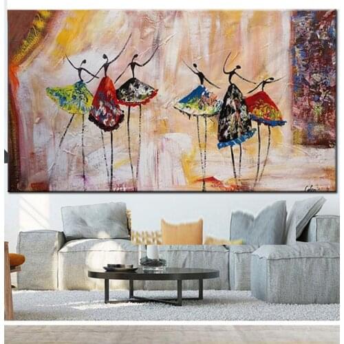 Large DIY Diamond Embroidery icon Abstract dancer Picture of Rhinestones Diamond Painting mosaic girl Ballet art YG1795