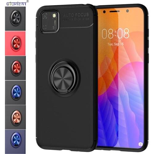 Metal Ring Case for Huawei Honor 9S Y5p Soft Silicone Bumper Cover DUA-LX9 DUA LX9 Stand Matte Phone Cases Honor9S 9 S Y5 P