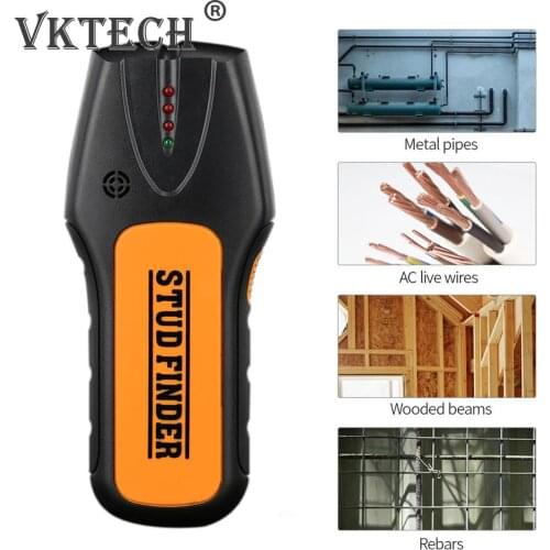 Wall ScannerMetal Detector Metal Wood Stud AC Live Wires Copper Finder Depth Tracker Electric Detection Instrument