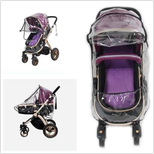 Baby Car Windproof Umbrella Hood Rain Cover Kids Stroller Umbrella Rain Cover