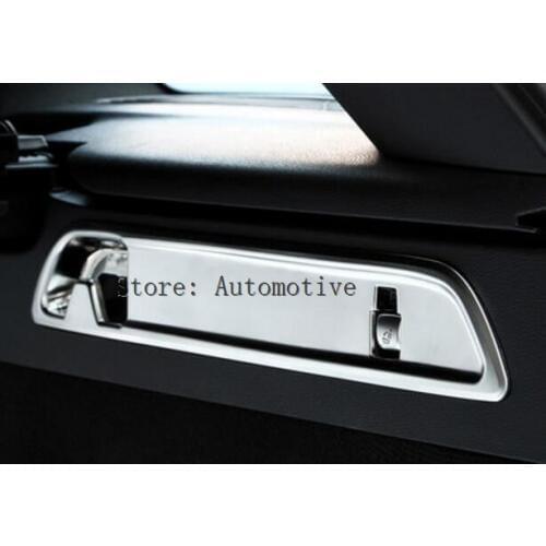 For Mercedes Benz GLC Class X253 200 260 300 ABS Chrome Trunk Hook decorative Cover Trim 3D stickers set of 2pcs