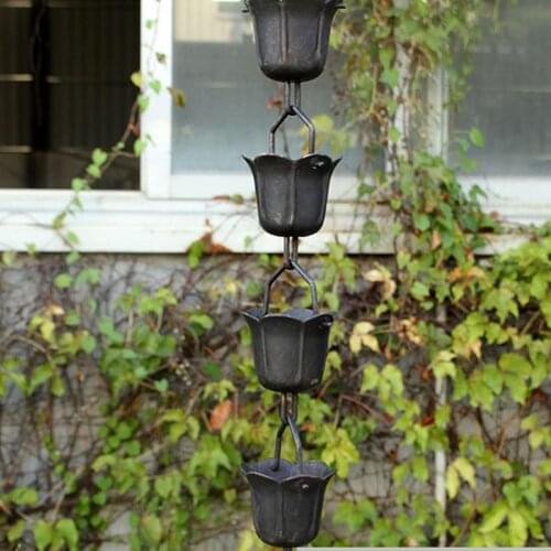 2.6m Copper Rain Bell Drainage Chain