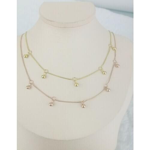 Girl Hot Sell fashion new goddess luxury women gold Color necklace luxe jewelry stainless steel