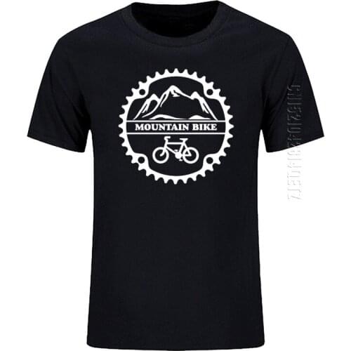 New Men T-Shirt Cool Tee Shirts Mountain Biker Cycle Cycles T Shirt Cotton O-Neck Tshirt Summer Casual Clothing