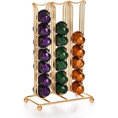 New Color 42 Cups For Nespresso Coffee Pods Rotating Rack Coffee Capsule Stand Organization Holder Capsules Storage Shelf 2020