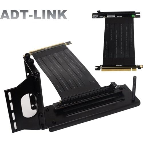 New PCIe3.0 x16 Riser Cable Vertical Bracket Graphics Card Extension Cable CoolMaster Corsair Deepcool PHANTEKS Gaming Chassis