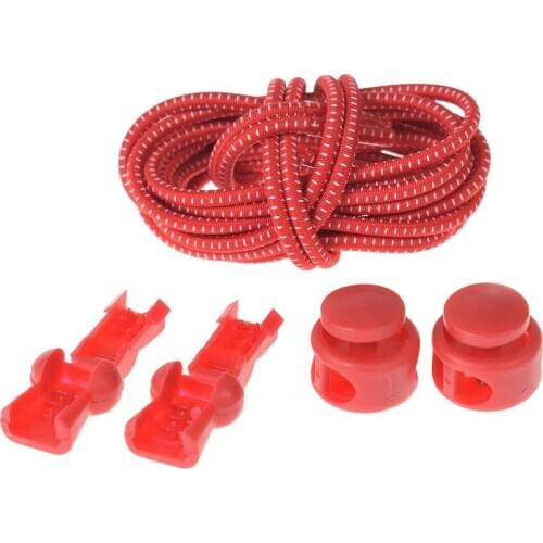 Fashion Locking Shoelaces 1Pair Of Slidable Elastic Shoelaces Novel Convenient New Unisex Sneaker Shoe Laces Hot Sale Shoelace