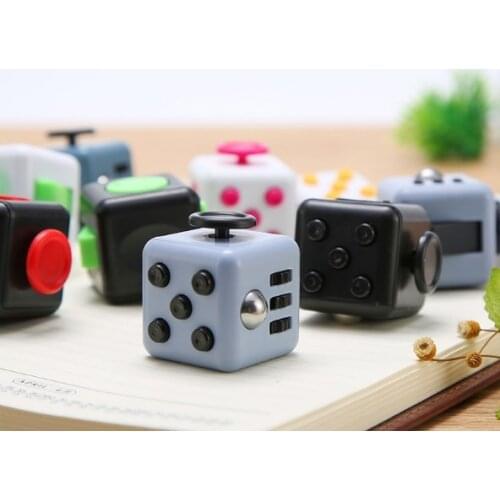ZK20 Traditional Antistress Gyro Adult Cube Toy Vinyl Desk Finger Toys Squeeze Fun Stress Reliever Antistress Entertainment Toy