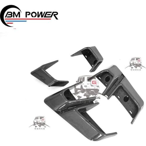 High quality G class w463A W464 G63 G500 G350 dry carbon fender addon for w463A W464 G63 G500 G350 carbon finber fender vent