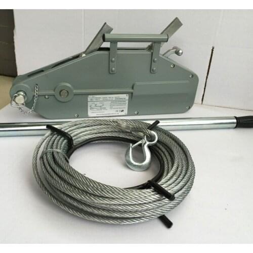 0.8T / 1.6T / 3.2T20M Traction Field Non-Electric Aluminum Alloy Steel Wire Rope Hand Pulling Hoist