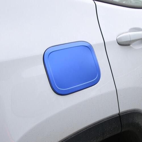 1PC Auto Car Aluminum Fuel Tank Gas Cap Lid Cover Molding Fit For Jeep Compass 2017