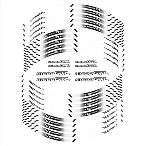 Motorcycle Accessories Wheel Sticker Stripes Waterproof Reflectives Rim Tire Protection Decals Sticker For BMW K1600GTL k1600gtl