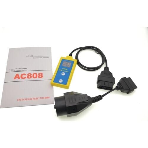 ALBABKC AC808 New SRS Airbag Reset tool Diagnostic Scanner For BMW between 1994 and 2003