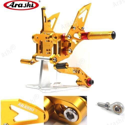 Arashi CNC Adjustable Footrests For SUZUKI GSX-R1000 2017 2018 2019 Foot Pegs Rider Footrest GSXR1000 GSXR 1000 GXSR1000 GXSR