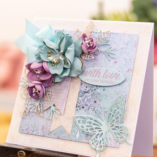 Flowers Vintage Lace Butterflies Metal Cutting dies 2019 new Craft Dies for Embossing Paper Card making Scrapbooking Decoration