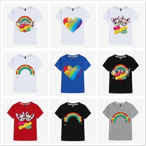 Children Summer Short Sleeve T-Shirts Kid Boys Me Contro Te Print Tshirts For Baby Costumes Teenage Girls Top Tee O-Neck Clothes